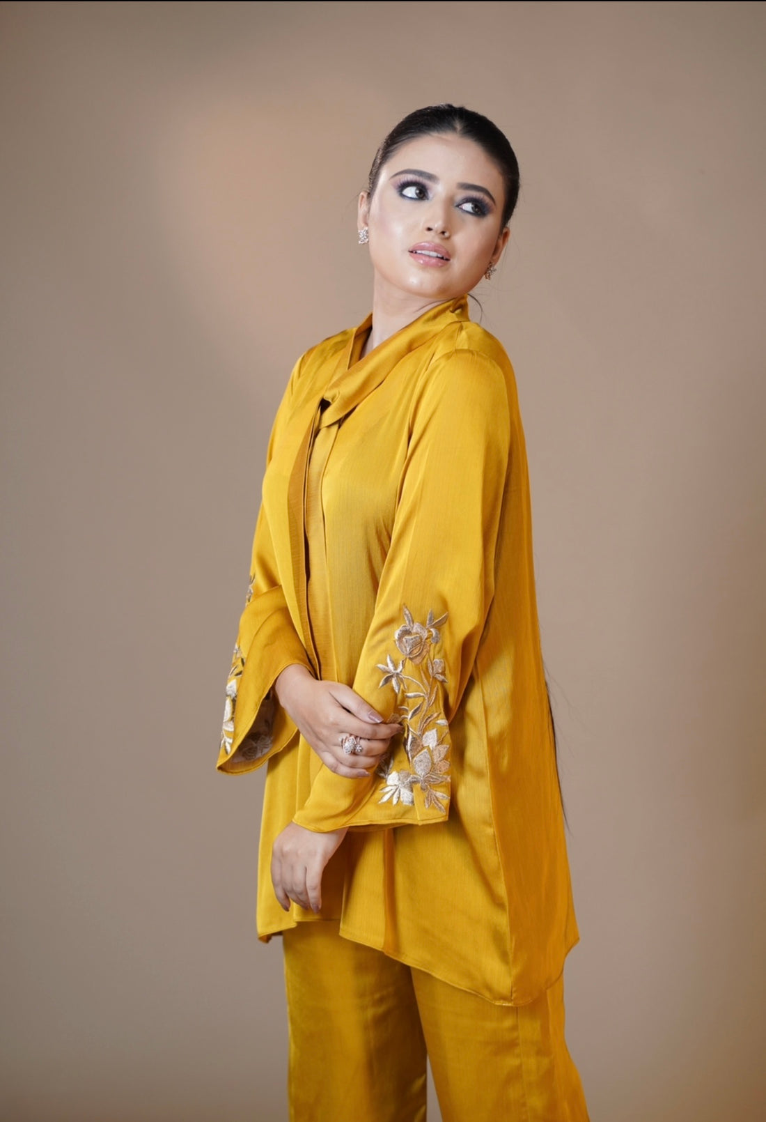 Golden Knot Elegance Tunic