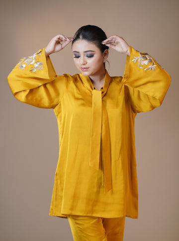 Golden Knot Elegance Tunic